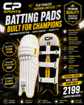 CP Pro Batting Pads | Premium Cricket Batting Protection