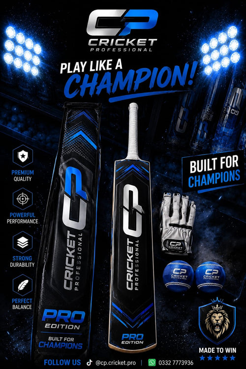 CP Cricket Professional Pro Edition Bat – Built for Champions